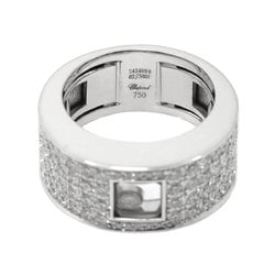 Chopard Happy Diamond Ring K18WG White Gold 750