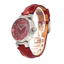 Louis Vuitton LOUIS VUITTON Tambour Attraction Heart Diamond Q13M2 Ladies Watch Red Quartz