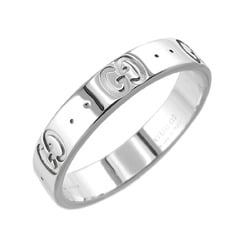 Gucci Icon #15 Ring, K18 WG White Gold 750, Ring