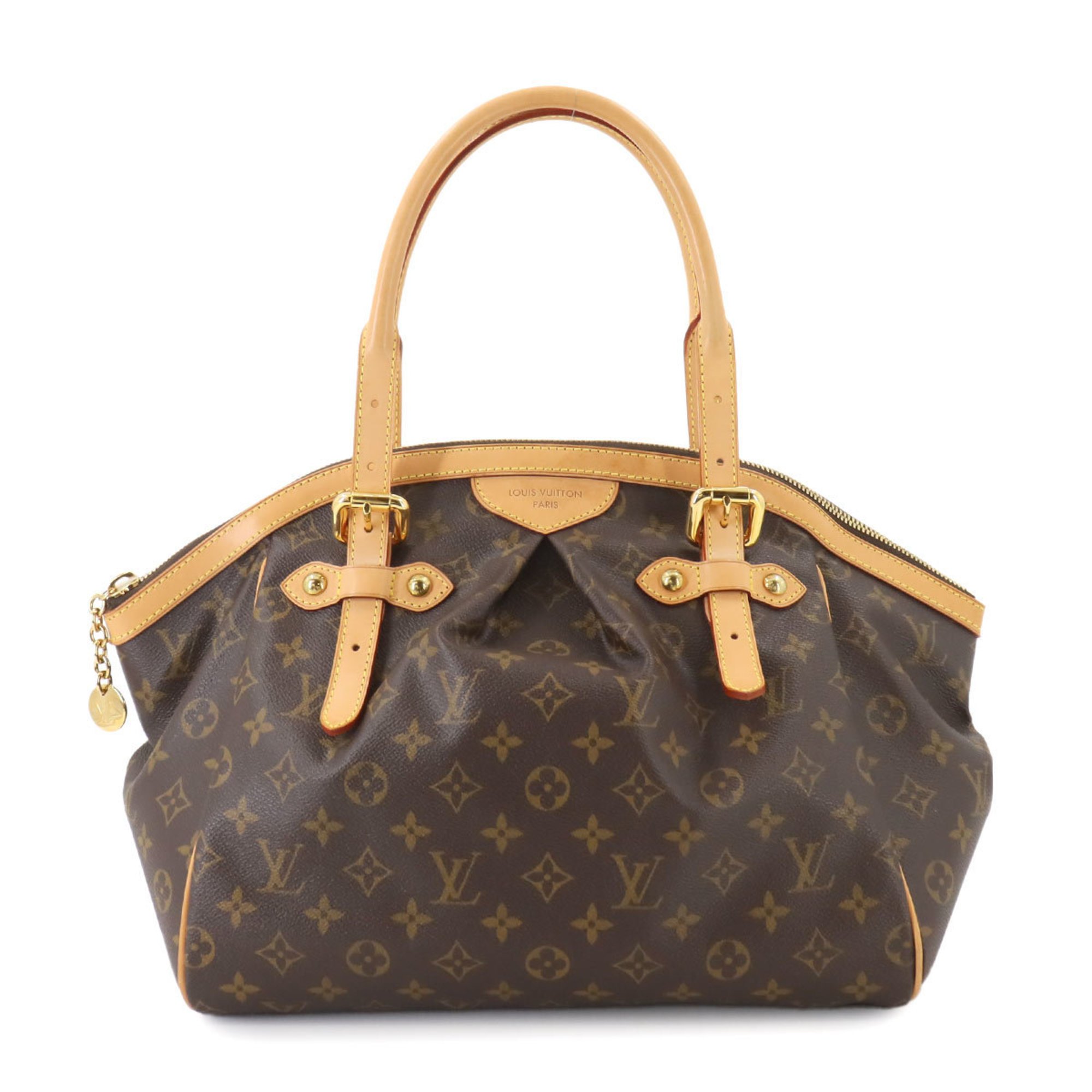 Louis Vuitton LOUIS VUITTON Monogram Tivoli GM Brown M40144 Gold hardware