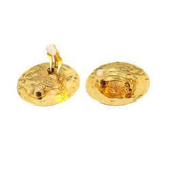 CHANEL Coco Mark Earrings Gold 28