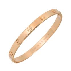 Cartier Love Bracelet #18 K18 PG Pink Gold 750 Bangle