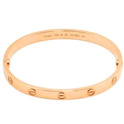 Cartier Love Bracelet #18 K18 PG Pink Gold 750 Bangle