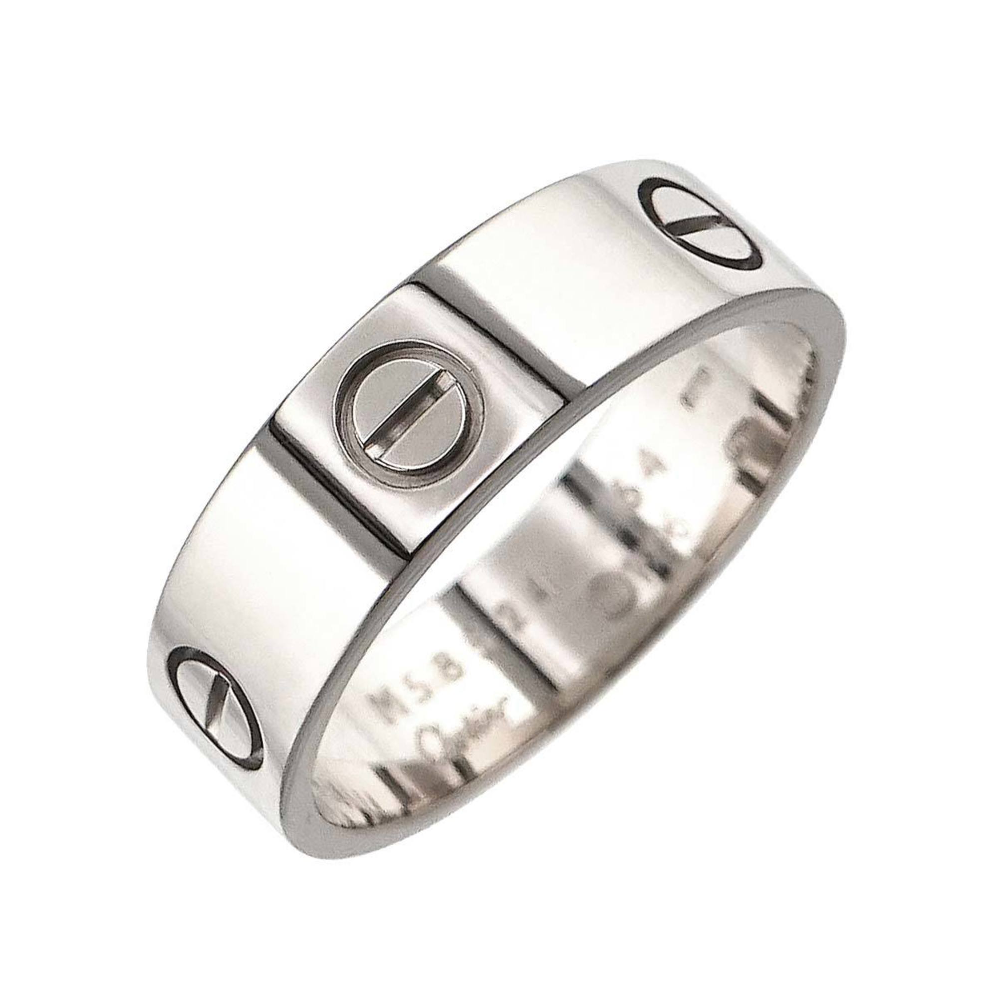 Cartier Love #64 Ring K18 WG White Gold 750