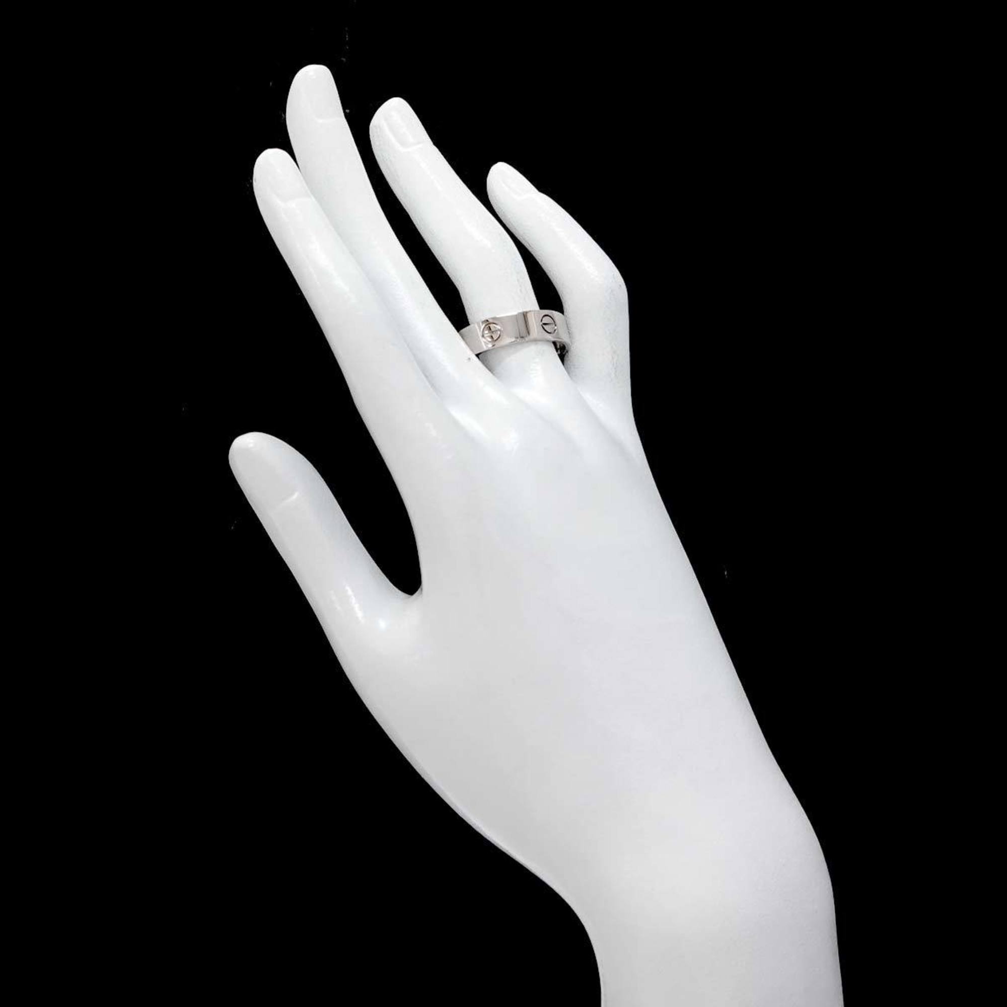 Cartier Love #64 Ring K18 WG White Gold 750