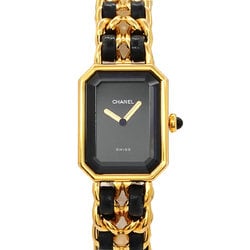 CHANEL Premiere M size H0001 Ladies' watch Black Gold Quartz