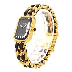 CHANEL Premiere M size H0001 Ladies' watch Black Gold Quartz