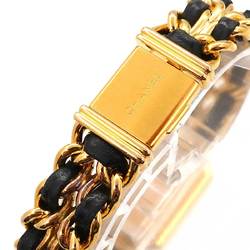 CHANEL Premiere M size H0001 Ladies' watch Black Gold Quartz