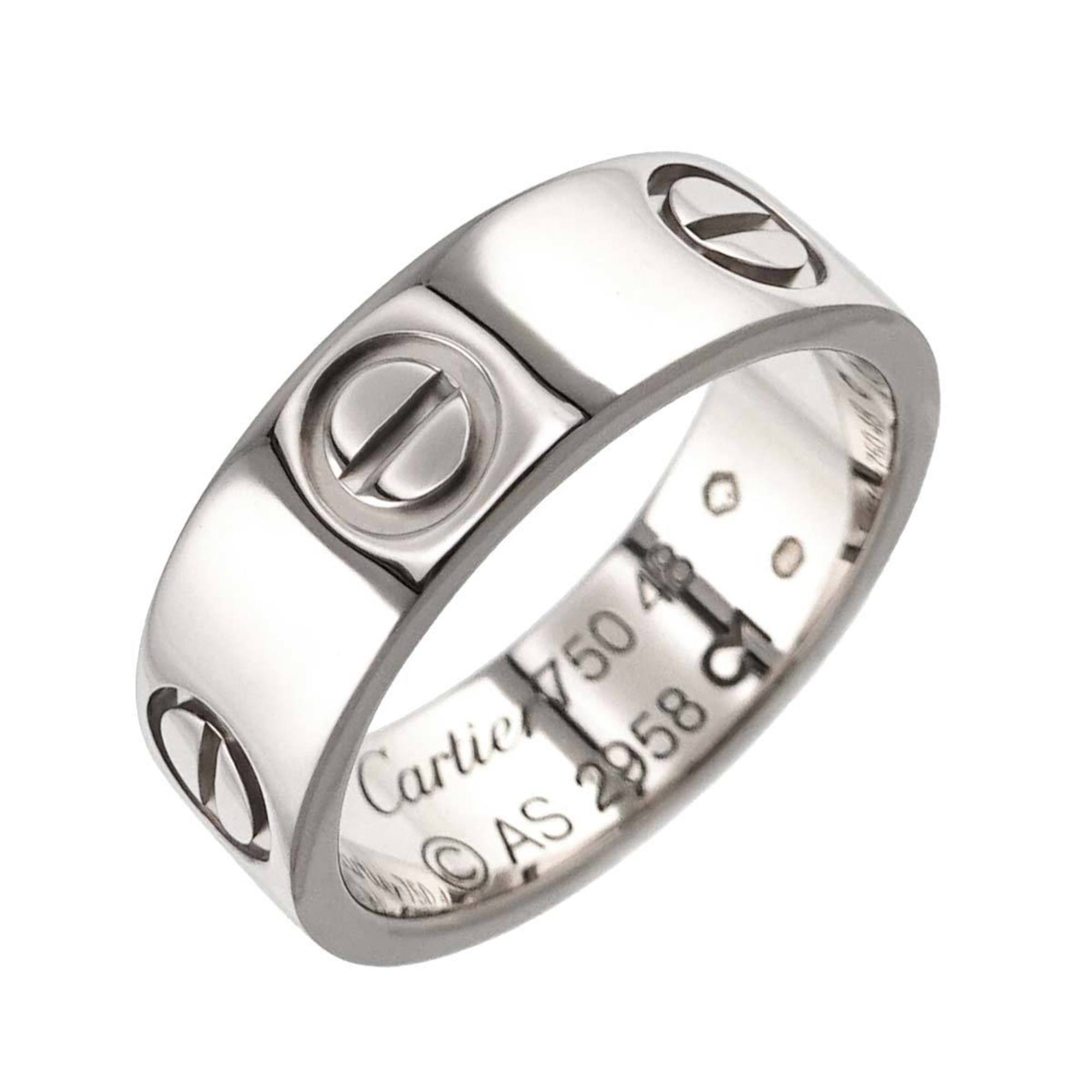 Cartier Love #48 Ring K18 WG White Gold 750