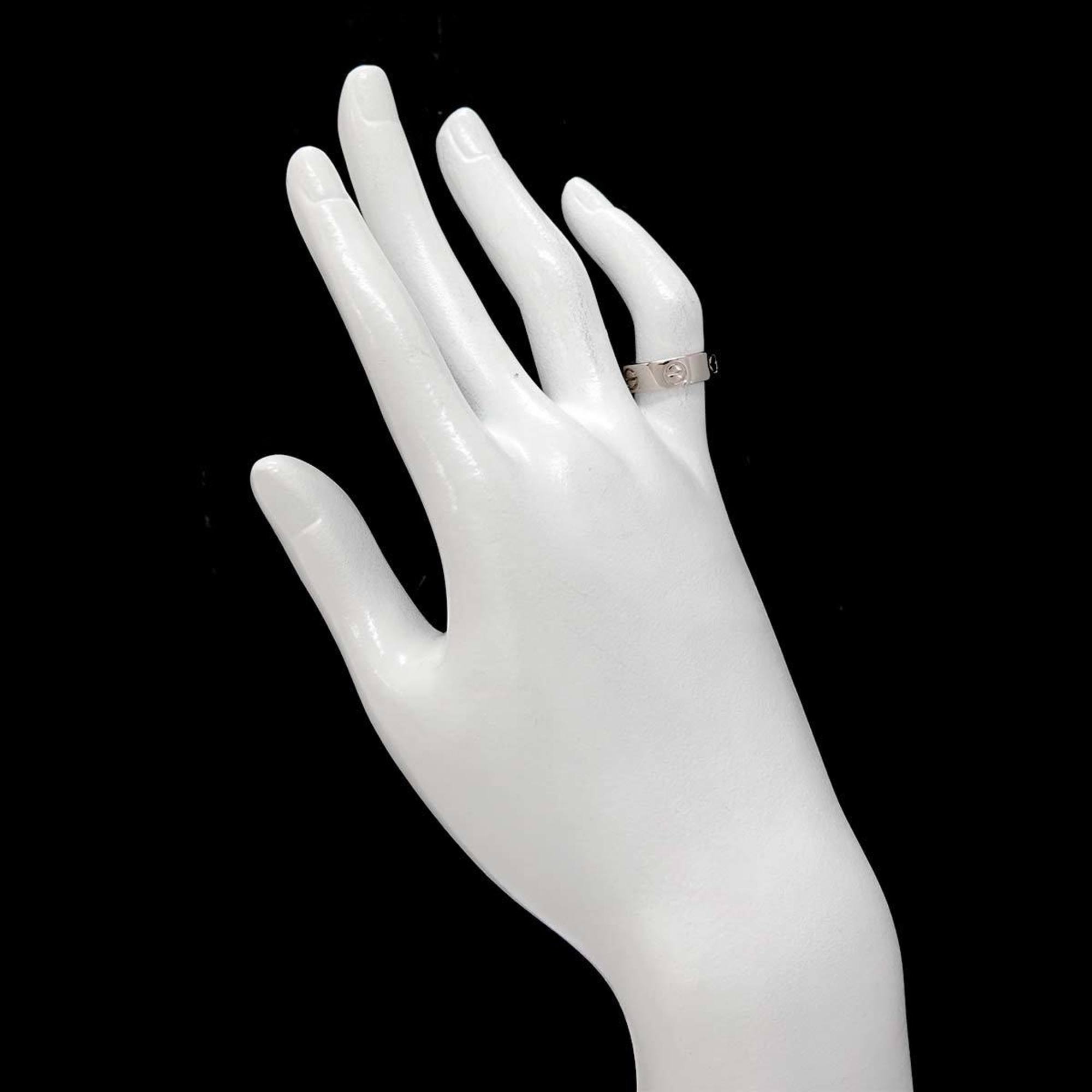 Cartier Love #48 Ring K18 WG White Gold 750