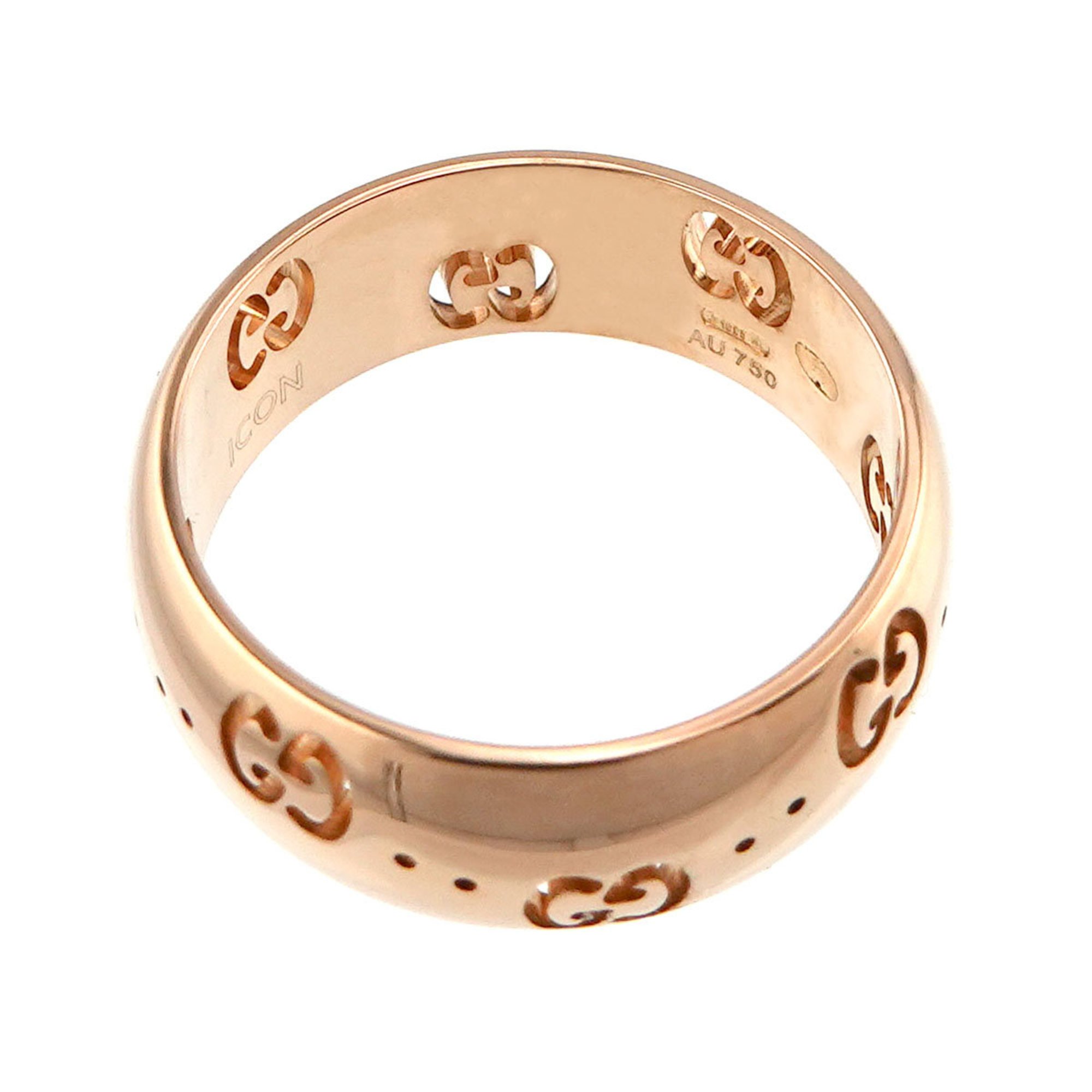 Gucci Icon #9 Ring, K18 PG Pink Gold 750, Ring