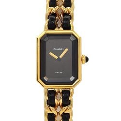 CHANEL Premiere L size H0001 Ladies watch Black Gold Quartz