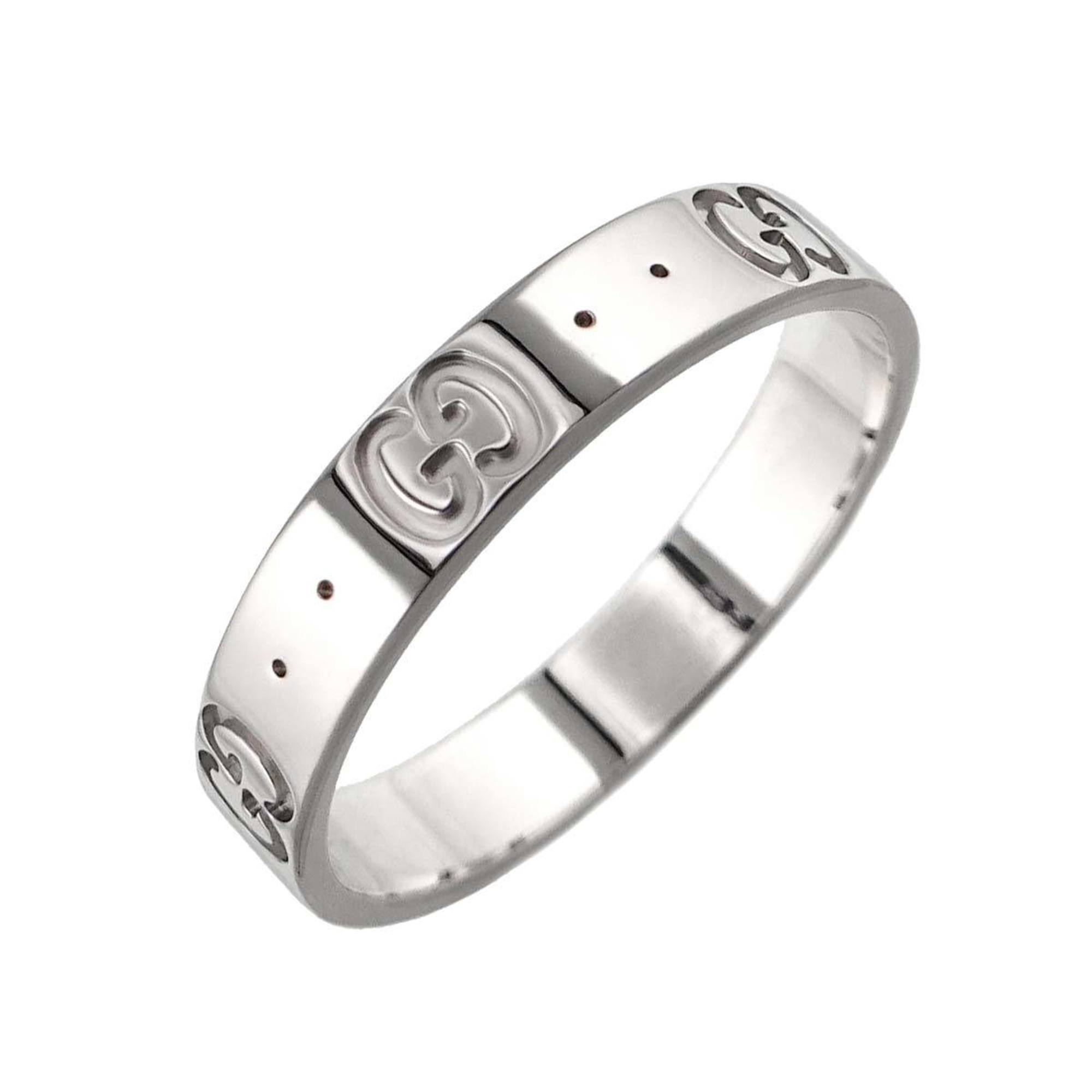 Gucci Icon #19 Ring, K18 WG White Gold 750, Ring