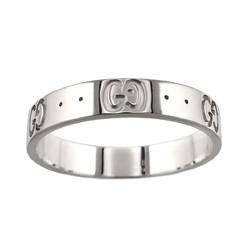 Gucci Icon #19 Ring, K18 WG White Gold 750, Ring