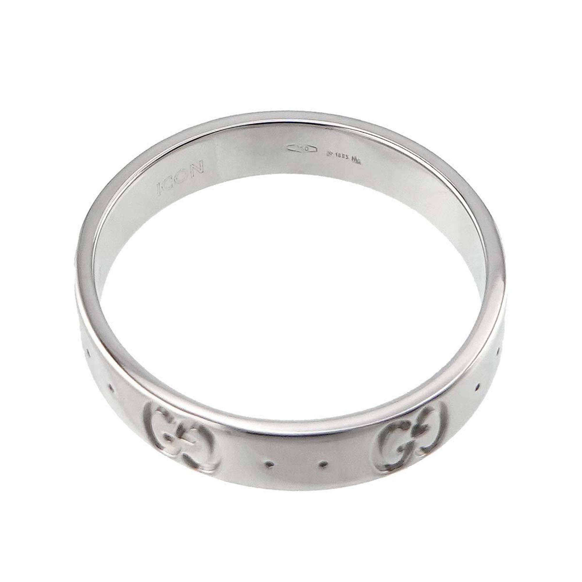 Gucci Icon #19 Ring, K18 WG White Gold 750, Ring