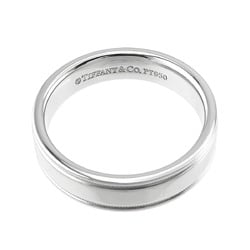 Tiffany & Co. Double Milgrain Ring, Width 4mm, Platinum, Ring