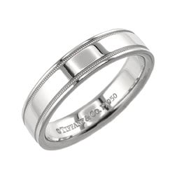 Tiffany & Co. Double Milgrain Ring, Width 4mm, Platinum, Ring