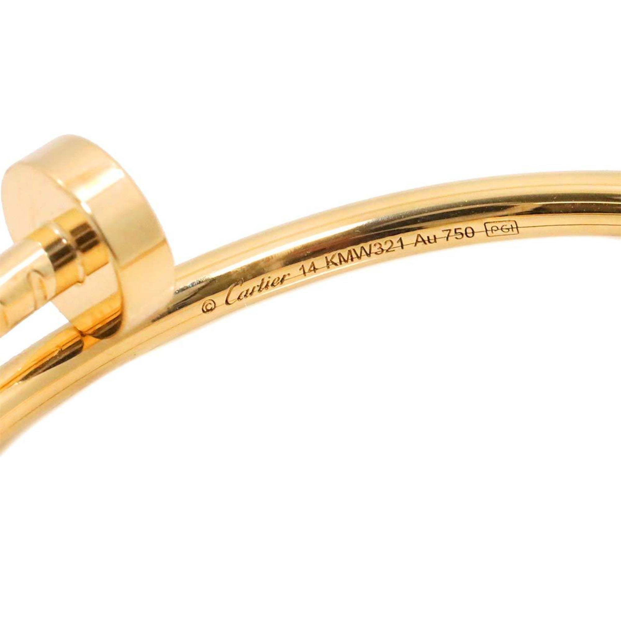 Cartier Juste Un Clou SM #14 Bracelet K18 YG 750