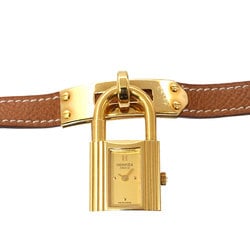 Hermes Kelly Watch Ladies' Gold Quartz Padlock