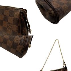 Louis Vuitton LOUIS VUITTON Shoulder Bag Damier Eva Canvas Ebene Women's N55213 z2780