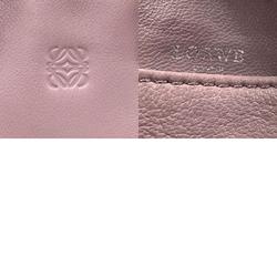 LOEWE Handbag Shoulder Bag Amazona 23 Leather Dark Pink Purple Silver Women's z2791