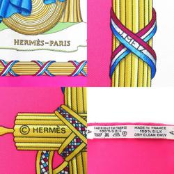 Hermes HERMES Scarf Muffler Carre 90 Silk Pink Multicolor Women's e59522a