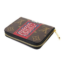 Louis Vuitton LOUIS VUITTON Monogram Zippy Coin Purse Yamakansai Kabuki Daruma Brown M62394