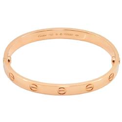 Cartier Love Bracelet #16 K18 PG Pink Gold 750 Bangle