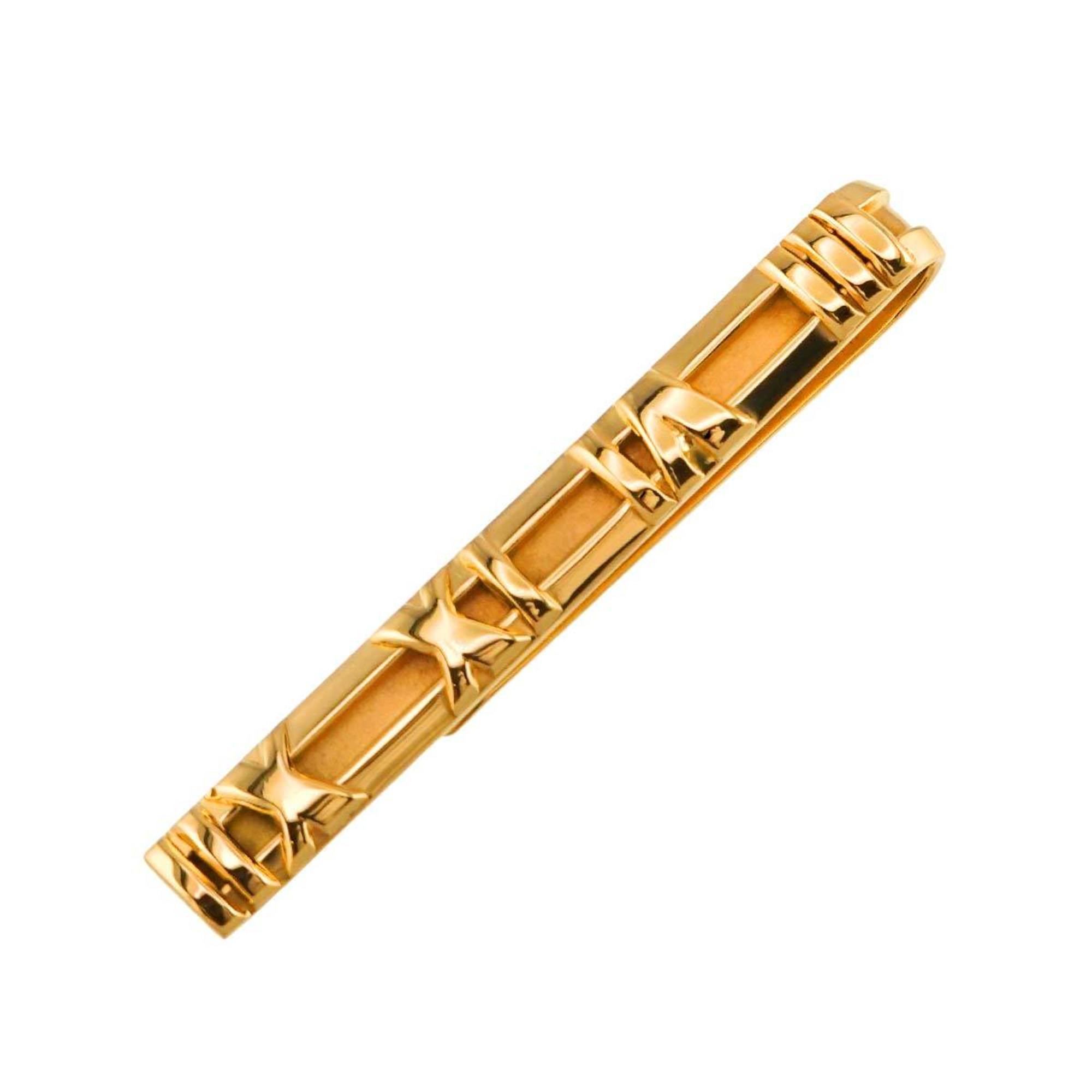 Tiffany & Co. Atlas Tie Bar, 18K Yellow Gold, 750