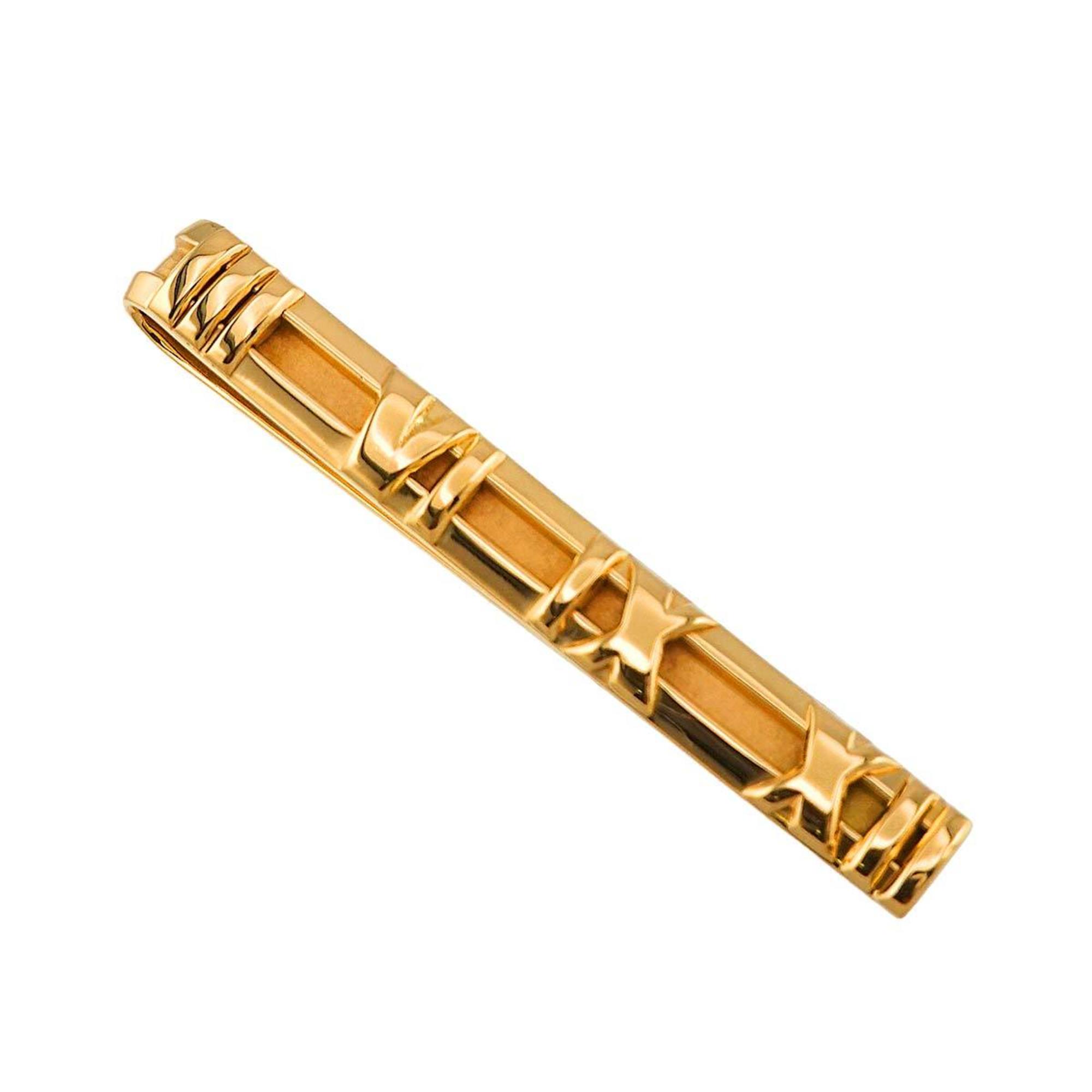 Tiffany & Co. Atlas Tie Bar, 18K Yellow Gold, 750