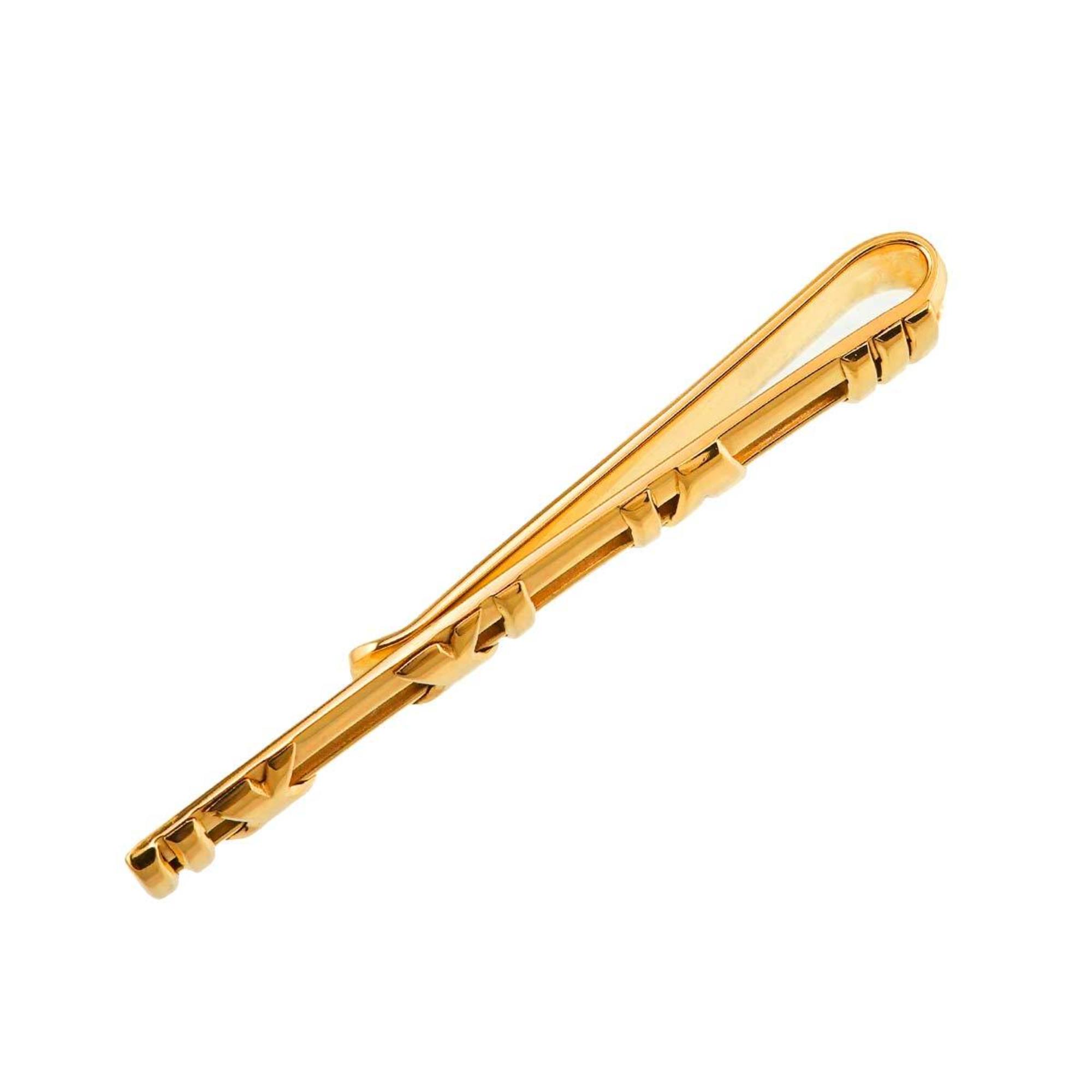 Tiffany & Co. Atlas Tie Bar, 18K Yellow Gold, 750