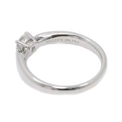 Tiffany & Co. Solitaire Diamond 0.30ct H VVS1 3EX Ring Pt Platinum