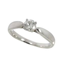 Tiffany & Co. Solitaire Diamond 0.30ct H VVS1 3EX Ring Pt Platinum