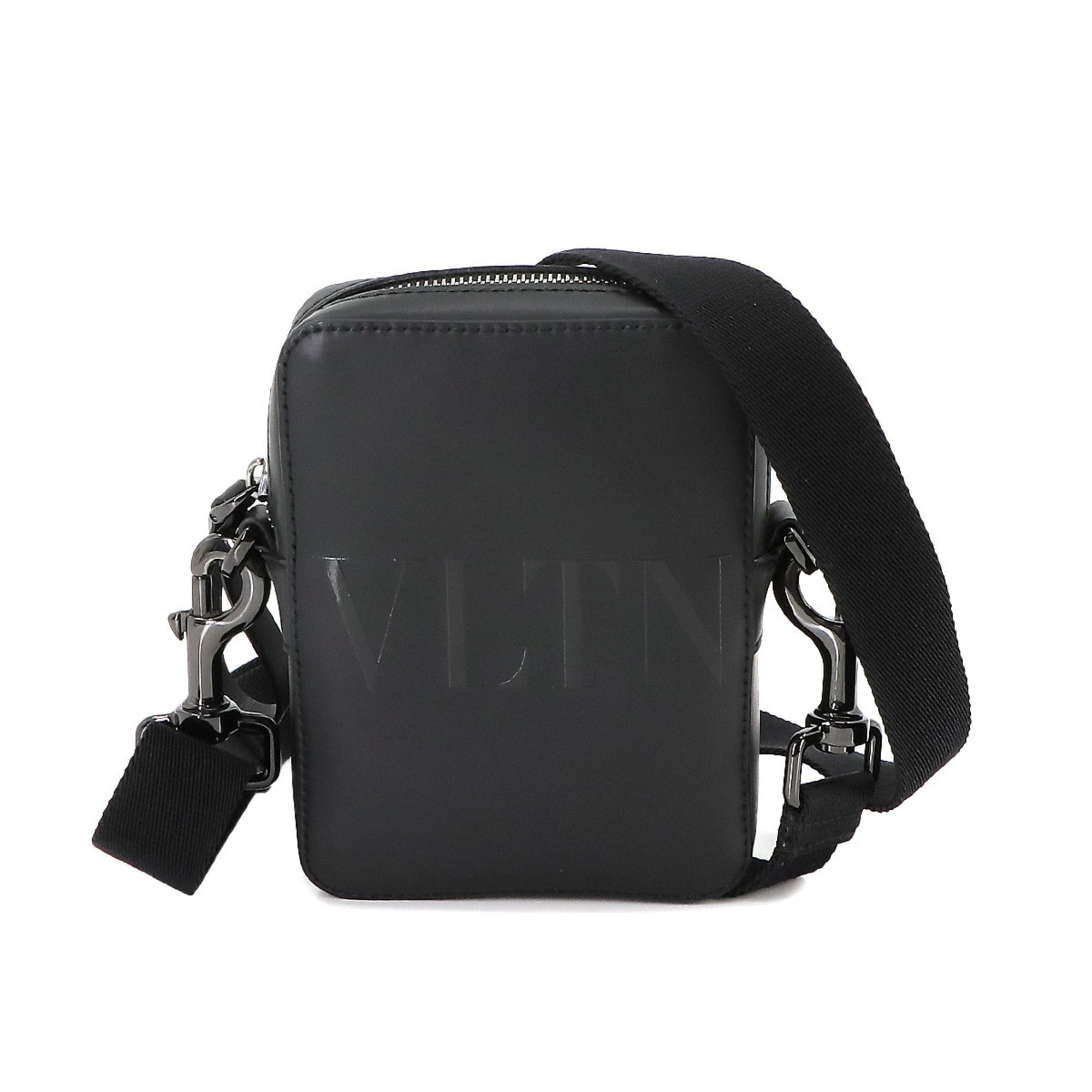 Valentino Garavani VLTN Small Crossbody Shoulder Bag Leather Black Cross body