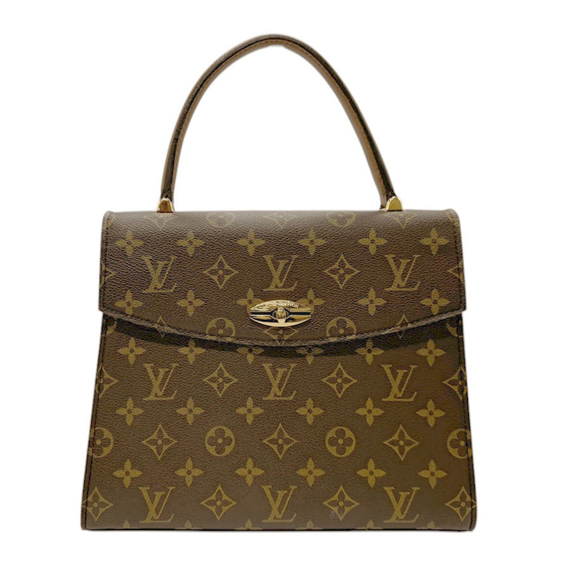 Louis Vuitton LOUIS VUITTON Handbag Monogram Malezerbe Canvas Brown Women's M51379 b0115