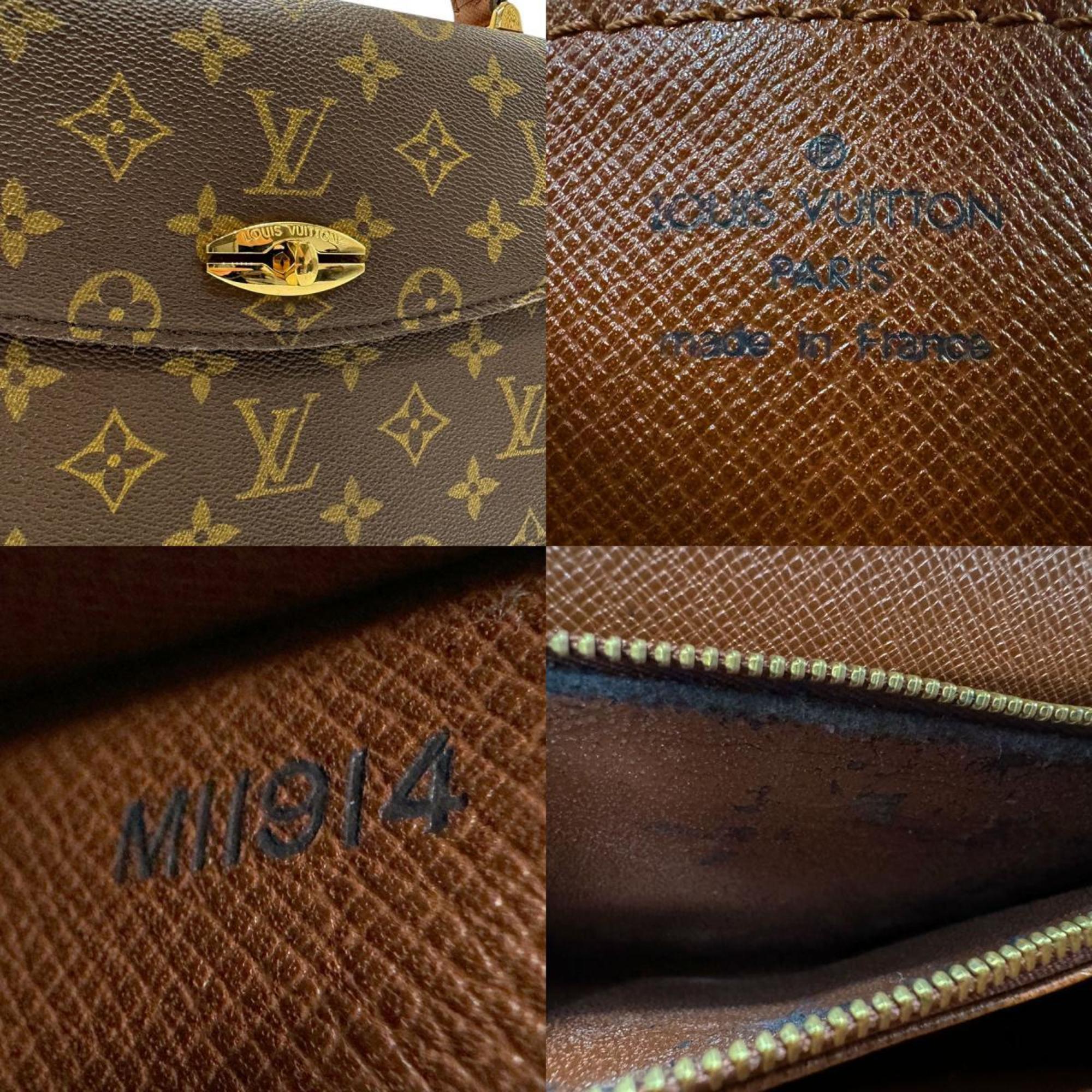 Louis Vuitton LOUIS VUITTON Handbag Monogram Malezerbe Canvas Brown Women's M51379 b0115