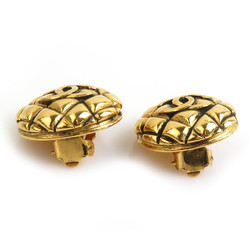 CHANEL Coco Mark Metal Gold Earrings for Women e59524j