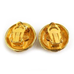 CHANEL Coco Mark Metal Gold Earrings for Women e59524j