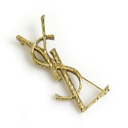 Yves Saint Laurent Saint Laurent SAINT LAURENT Brooch Metal Gold Women's r10238i