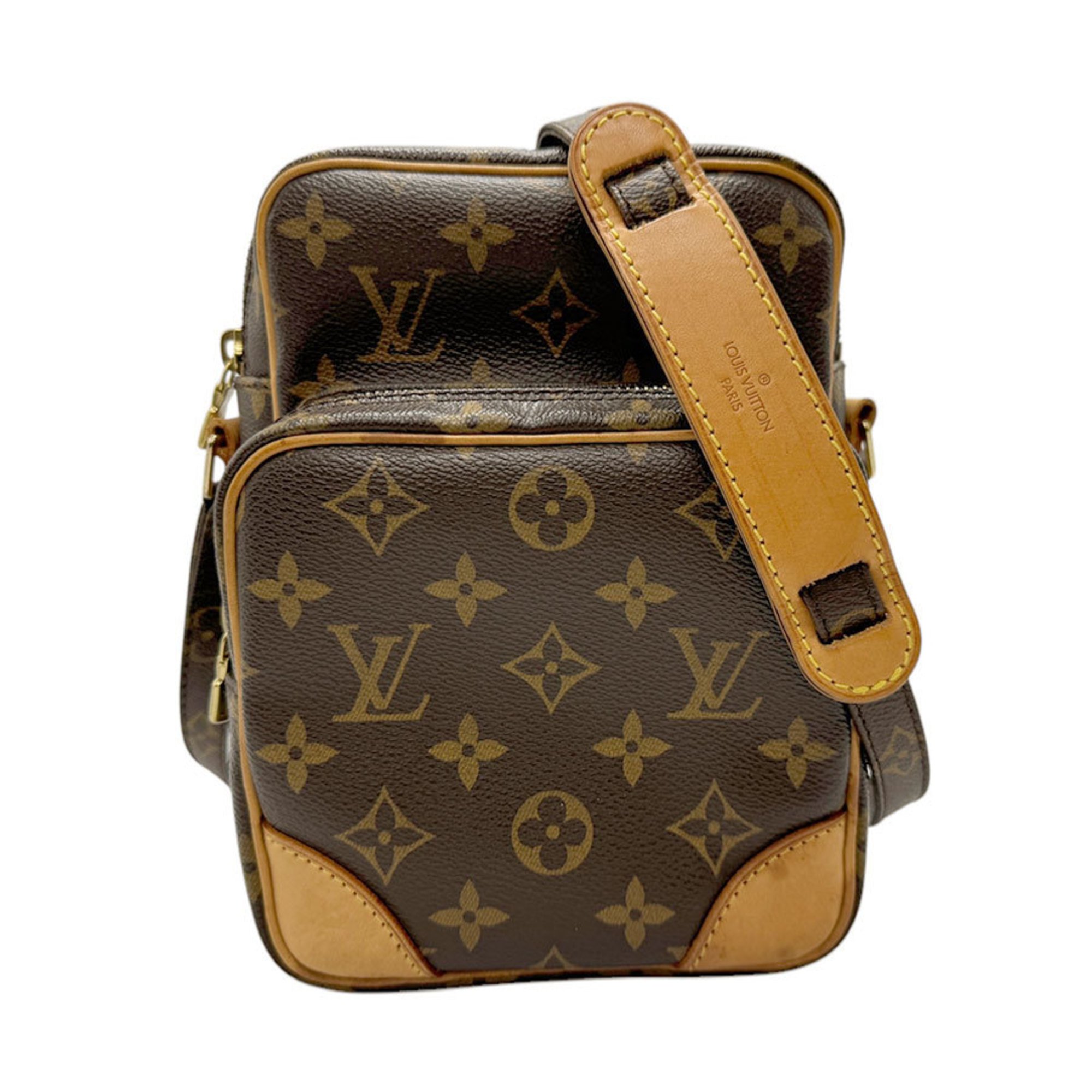 Louis Vuitton LOUIS VUITTON Shoulder Bag Monogram Amazon Canvas Brown Gold Men's Women's M45236 z2781