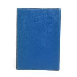 Hermes HERMES notebook cover leather blue men's women's e59518a