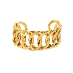 CHANEL Chain motif bangle bracelet gold Bangle