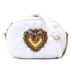 Dolce & Gabbana Shoulder Bag Leather White Women's 55765g