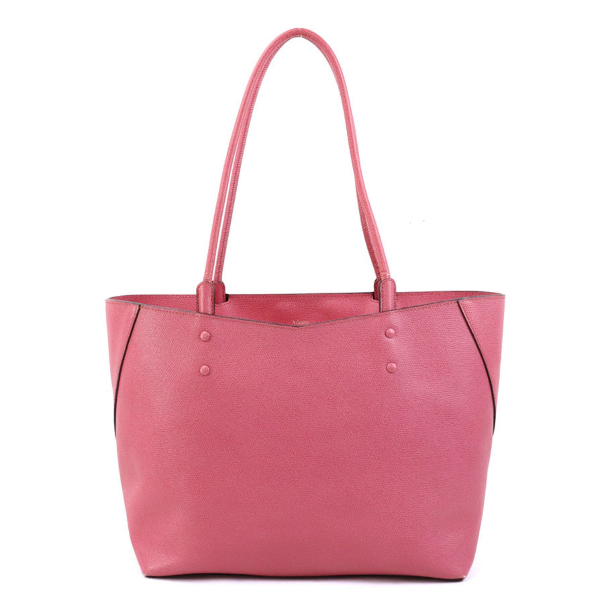 Valextra Shoulder Bag Amika Leather Pink Women's 55763g