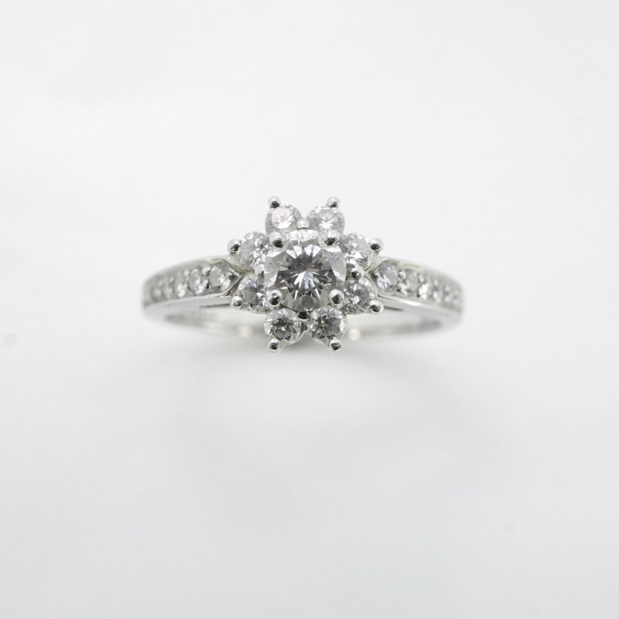 Tiffany ring Flora diamond Pt950 platinum size 11.5 ladies