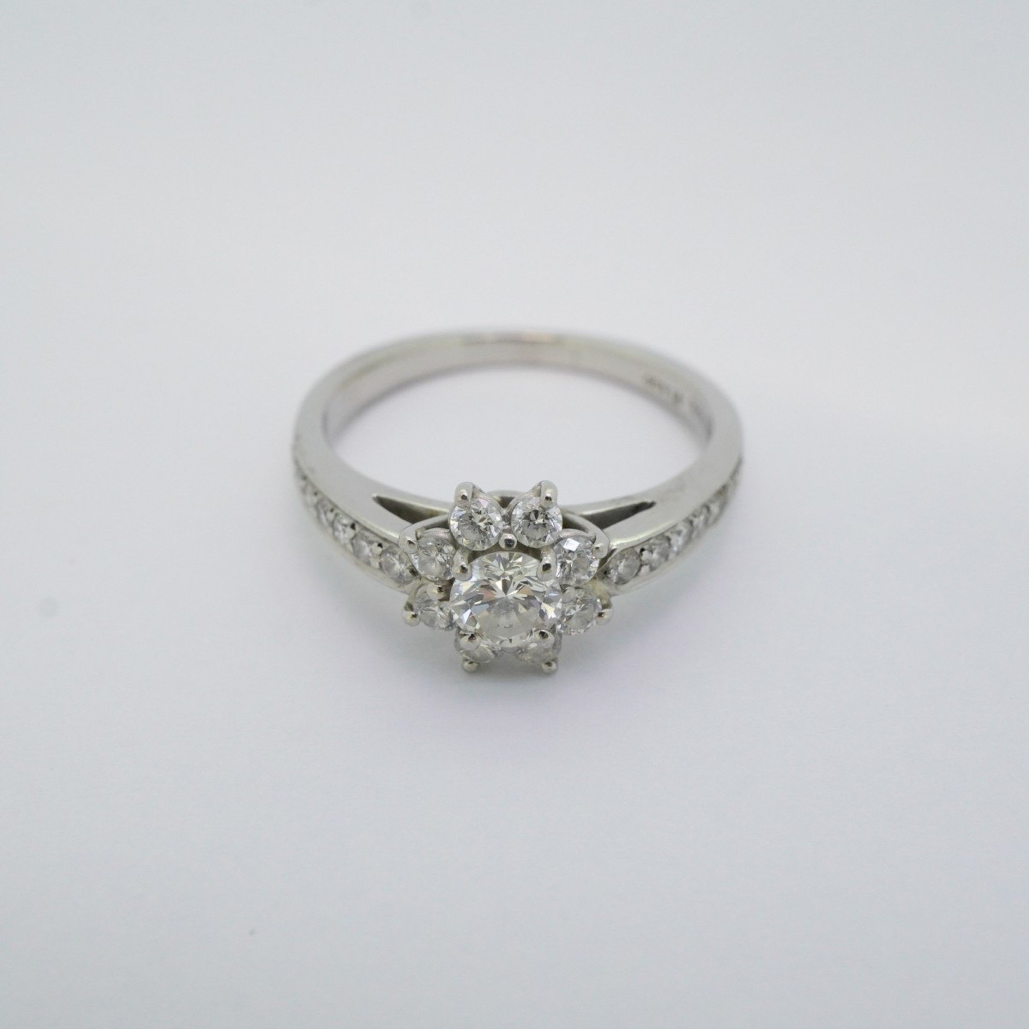 Tiffany ring Flora diamond Pt950 platinum size 11.5 ladies