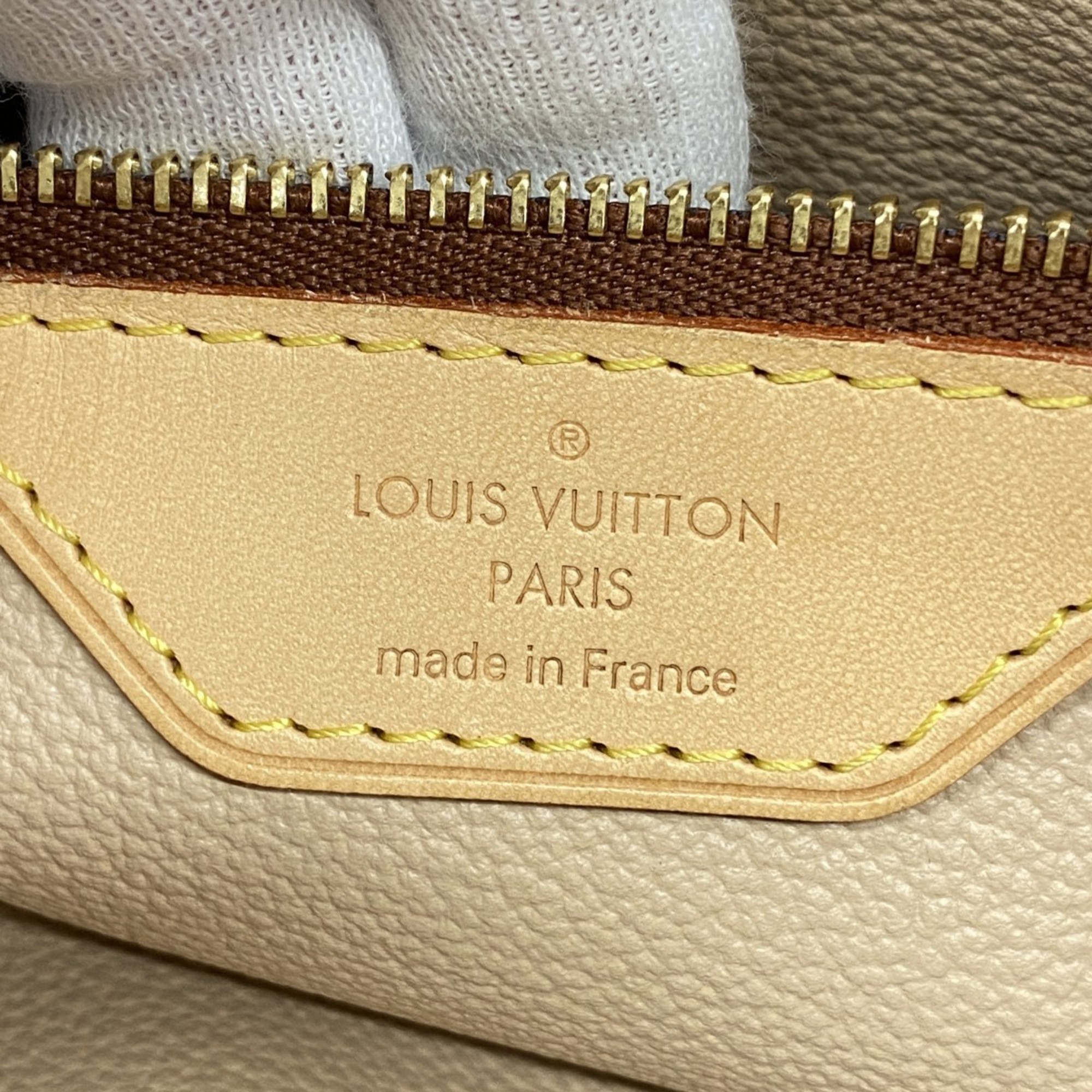 Louis Vuitton Tote Bag Monogram Bucket PM M42238 Brown Women's