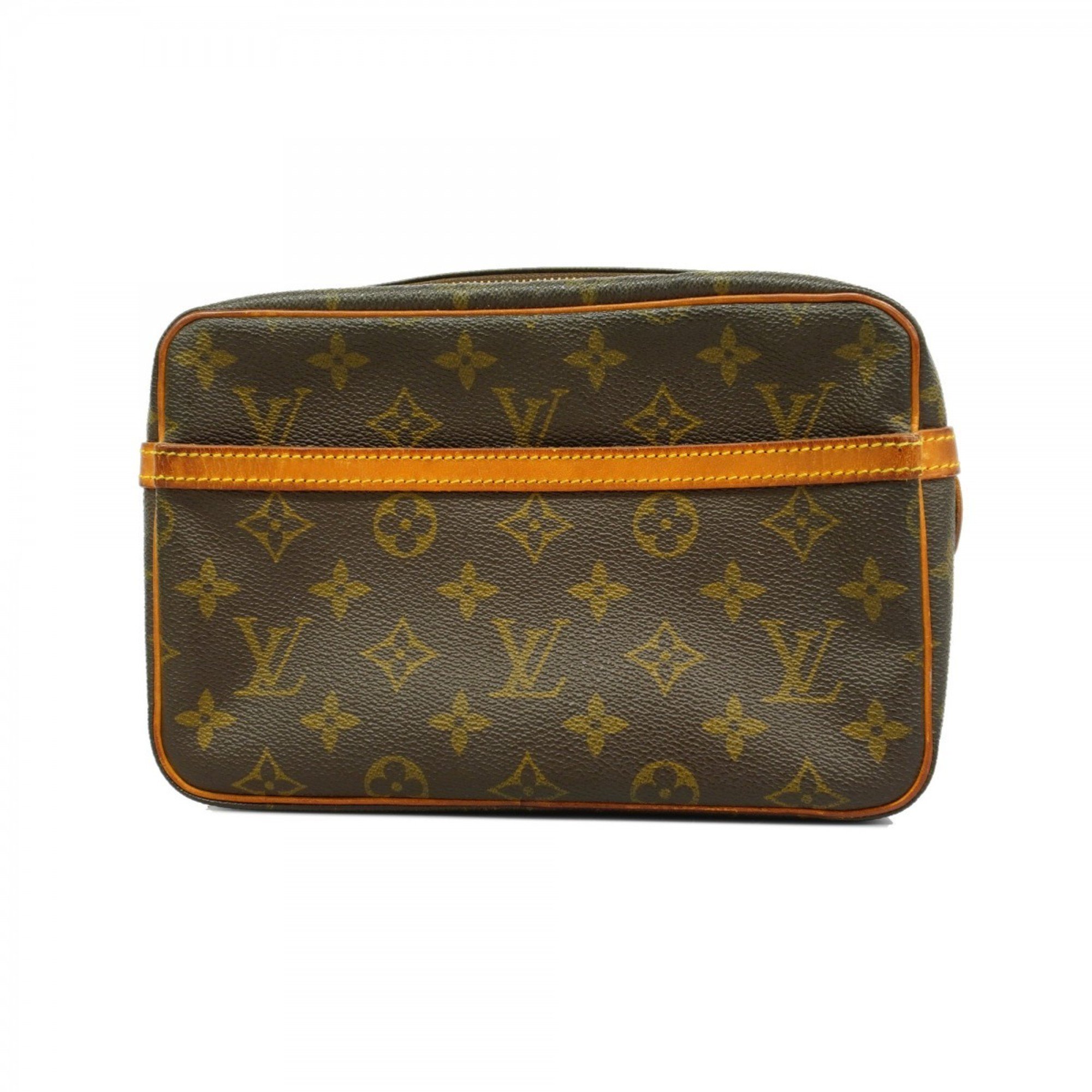 Louis Vuitton Clutch Bag Monogram Compiegne 23 M51847 Brown Women's