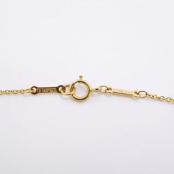 Tiffany Necklace Teardrop K18YG Yellow Gold Ladies