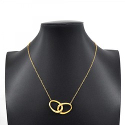 Tiffany Necklace Infinity K18YG Yellow Gold Ladies